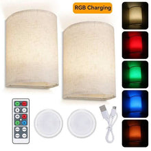 将图片加载到图库查看器,2-Pack: Magnetic Wireless Wall Sconce Lighting