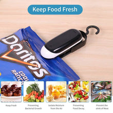 Load image into Gallery viewer, 2-Pack: Mempedont Mini Bag Sealer - Heat Sealer for Plastic Bags