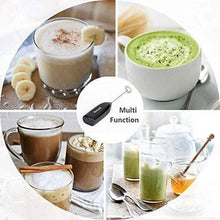 Load image into Gallery viewer, 2-Pack: Milk Frother Handheld Battery Operated