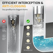Load image into Gallery viewer, 2-Pack: Pop-Up Bathroom Sink Stopper with Stainless Steel Drain Filter and Hair Catcher