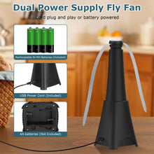 Load image into Gallery viewer, 2-Pack: Portable Reflective Fly Repellent Fan Rechargeable Battery Powered