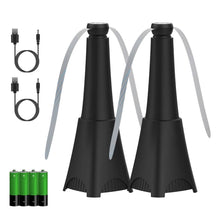 Load image into Gallery viewer, 2-Pack: Portable Reflective Fly Repellent Fan Rechargeable Battery Powered