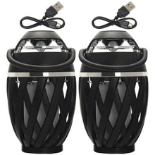 Load image into Gallery viewer, 2-Pack: Power-To-Go True Wireless Stereo Lantern Flame Speakers