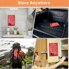 Load image into Gallery viewer, 2-Pack: Premium Fiberglass Fire Blankets - Heat-Resistant, Compact and Reusable