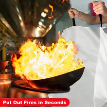 Load image into Gallery viewer, 2-Pack: Premium Fiberglass Fire Blankets - Heat-Resistant, Compact and Reusable