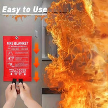 Load image into Gallery viewer, 2-Pack: Premium Fiberglass Fire Blankets - Heat-Resistant, Compact and Reusable