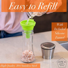 Load image into Gallery viewer, 2-Pack: Premium Stainless Steel Salt and Pepper Grinder