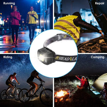 Load image into Gallery viewer, 2-Pack: Rechargeable Motion Sensor Headlamp 6 Light Modes
