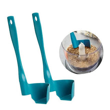 将图片加载到图库查看器,2-Pack: Rotary Scraper Rotating Spatula Scooping Portioning Food Processor