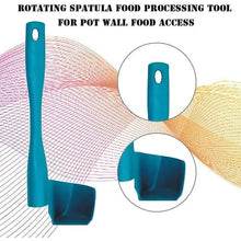 将图片加载到图库查看器,2-Pack: Rotary Scraper Rotating Spatula Scooping Portioning Food Processor