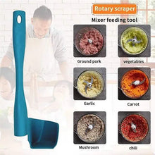 将图片加载到图库查看器,2-Pack: Rotary Scraper Rotating Spatula Scooping Portioning Food Processor