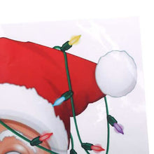 Load image into Gallery viewer, 2-Pack: Santa Claus Elk Shop Hotel Christmas Window Double Sided Glass Sticker