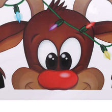 Load image into Gallery viewer, 2-Pack: Santa Claus Elk Shop Hotel Christmas Window Double Sided Glass Sticker
