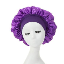 Load image into Gallery viewer, 2-Pack: Satin Sleep Bonnet for Curly Hair