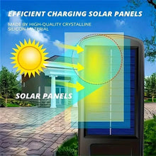 将图片加载到图库查看器,2-Pack: Solar Outdoor Security Street Lighting, 3 Modes With Wireless Motion Sensing and Remote Control