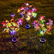 将图片加载到图库查看器,2-Pack: Solar-Powered Butterfly Flower Lamp