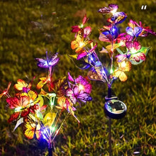 将图片加载到图库查看器,2-Pack: Solar-Powered Butterfly Flower Lamp