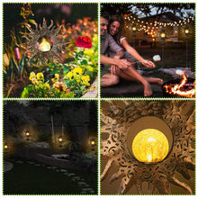 将图片加载到图库查看器,2-Pack: Solar Powered Glass Globe Stake Lamp