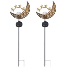 将图片加载到图库查看器,2-Pack: Solar Powered Glass Globe Stake Lamp