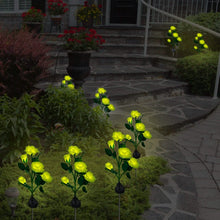 Load image into Gallery viewer, 2-Pack: Solar Powered Rose Flower LED Decorative Lamp