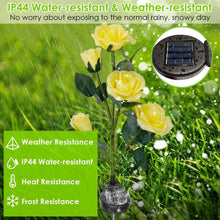 Load image into Gallery viewer, 2-Pack: Solar Powered Rose Flower LED Decorative Lamp