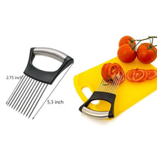 Load image into Gallery viewer, 2-Pack: Ultra Sharp Knife Sharpener and Stainless Steel Vegetable and Meat Slicer Holder