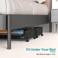 将图片加载到图库查看器,Under-Bed Storage Drawer with Wheels Multipurpose with Clear Window & Label