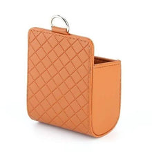 Load image into Gallery viewer, 2-Pack: Universal Car Mobile Phone Bag PU Leather Car Auto Air Outlet Coin Bag Case