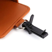 Load image into Gallery viewer, 2-Pack: Universal Car Mobile Phone Bag PU Leather Car Auto Air Outlet Coin Bag Case
