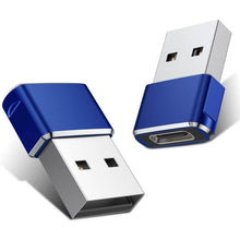 Load image into Gallery viewer, 2-Pack: USB C Female to USB Male Adapter