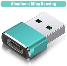 Load image into Gallery viewer, 2-Pack: USB C Female to USB Male Adapter