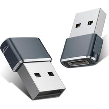 Load image into Gallery viewer, 2-Pack: USB C Female to USB Male Adapter