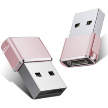 Load image into Gallery viewer, 2-Pack: USB C Female to USB Male Adapter