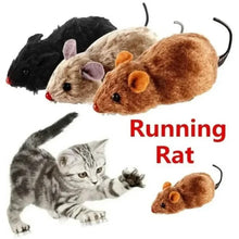 将图片加载到图库查看器,2-Pack: Wind Up Interactive Plush Mouse Toy