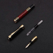 Load image into Gallery viewer, 2-Pack: Wood Grain Classical Fountain Pen Ballpoint Pen
