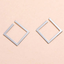 Load image into Gallery viewer, 2-Pairs: Minimalist Geometric Drop Earrings