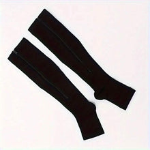 将图片加载到图库查看器,2-Pairs: Women's Open Toe Sports Compression Socks