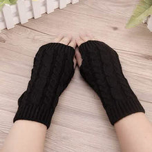 Load image into Gallery viewer, 2-Pairs: Women's Winter Warm Knit Fingerless Gloves