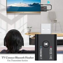 Load image into Gallery viewer, 2-Piece: 2-in-1 USB Wireless Bluetooth Adapter 5.0 Transmitter