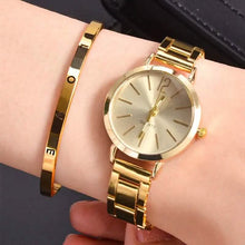 Load image into Gallery viewer, 2-Piece Set: Digital Alloy with Quartz Watch and Love Bracelet