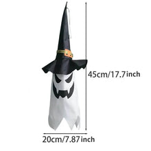 将图片加载到图库查看器,2-Piece Set: Glowing Ghost Witch Hat Halloween Decorations