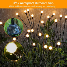 将图片加载到图库查看器,2-Piece: Solar Firefly Lights Swaying Decorative Pathway Lamp