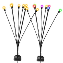 将图片加载到图库查看器,2-Piece: Solar Firefly Lights Swaying Decorative Pathway Lamp