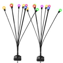 将图片加载到图库查看器,2-Piece: Solar Firefly Lights Swaying Decorative Pathway Lamp