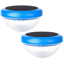 将图片加载到图库查看器,2-Piece: Solar Powered LED Pool Light Gradient Multicolor Changing
