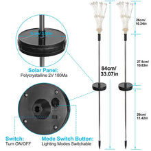 Load image into Gallery viewer, 2-Piece: Solar Powered Starburst Garden Lights