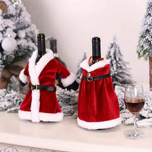 Load image into Gallery viewer, 2-Pieces: Christmas Wine Bottle Cover Merry Christmas Decor