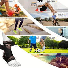 将图片加载到图库查看器,2-Pieces: Copper Adjustable Compression Ankle Guards