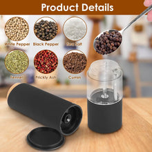 Load image into Gallery viewer, 2-Pieces: Electric Salt and Pepper Grinder Battery Powered with Adjustable Coarseness