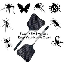 Load image into Gallery viewer, 2-Pieces: Heavy Duty Telescopic Fly Swatter Set